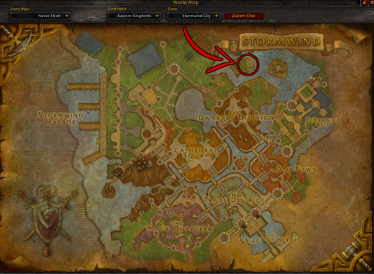 how to get to pandaria from stormwind